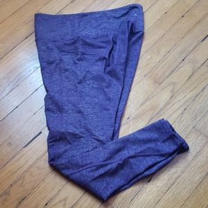 Athleta Purple Leggings w/ side pockets